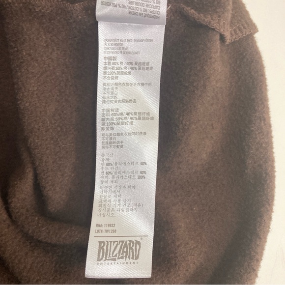 Blizzard Entertainment Gear Hearthstone Tonal Pullover Hoodie L  1/4 Zipper - Picture 10 of 16